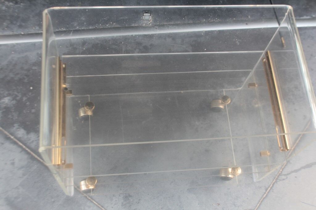 Service Davide Lange lucite collection les invisibles 1970-1980