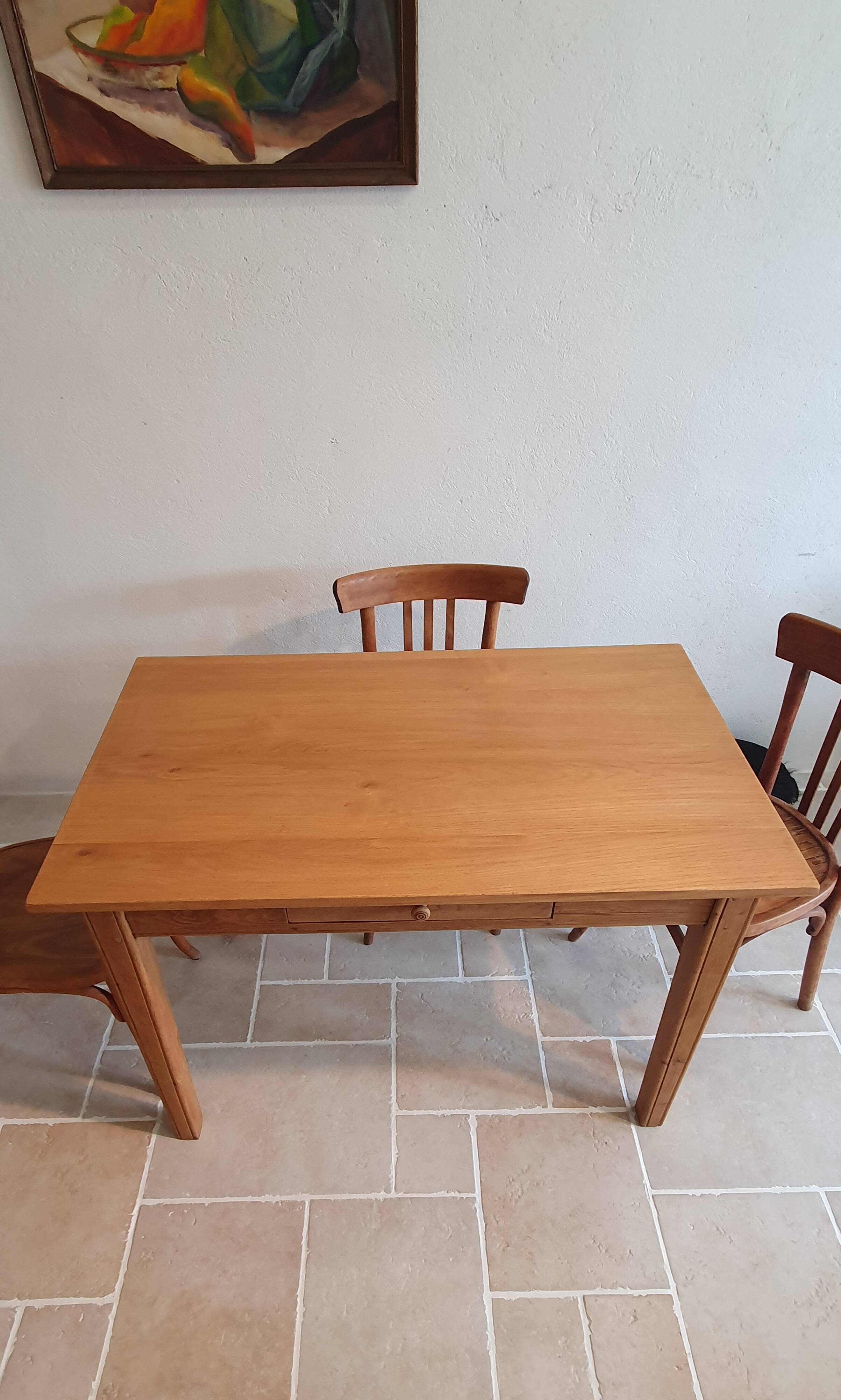 Solid wood kitchen table