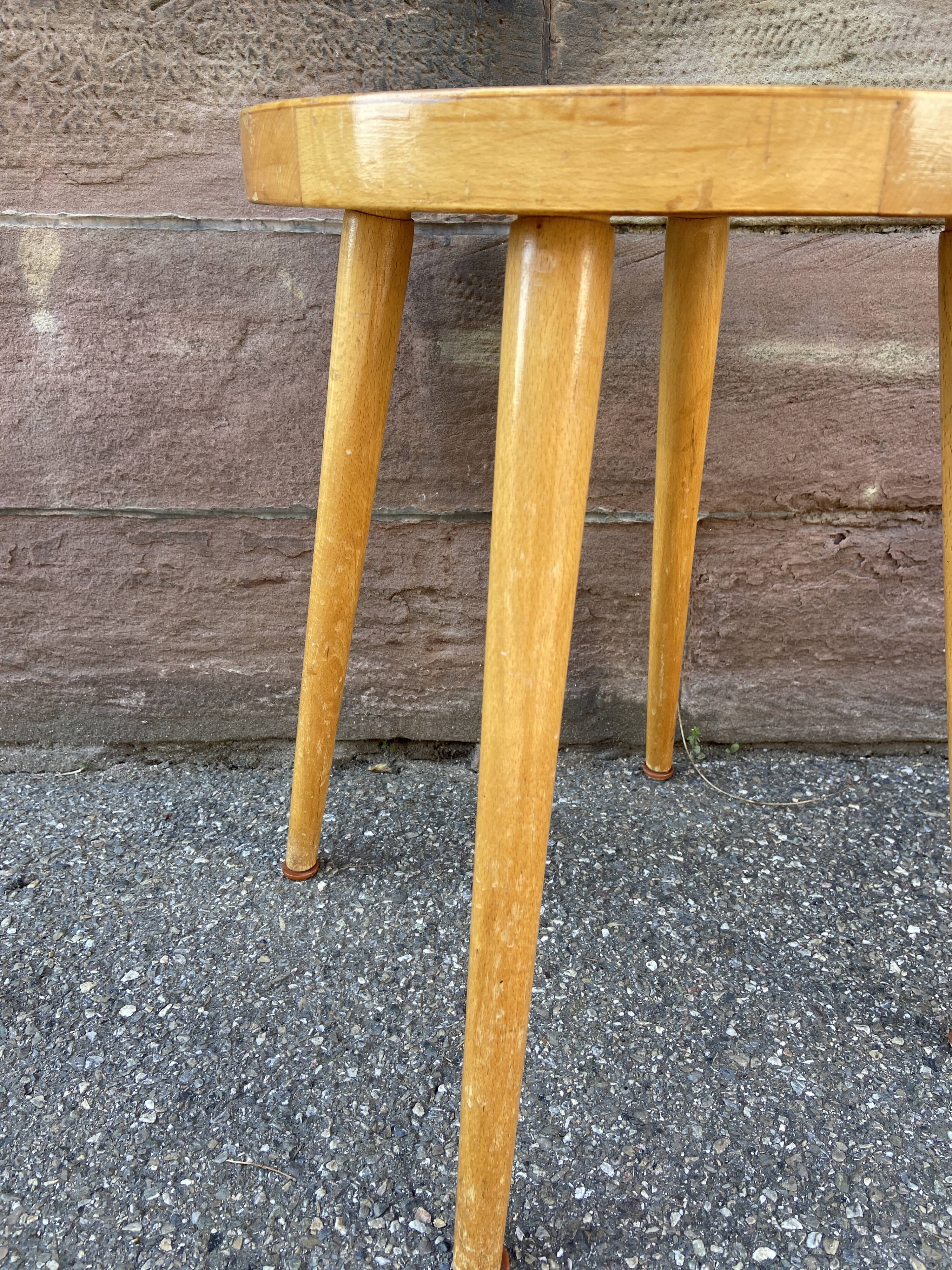 Tabouret scandinave baumann vintage
