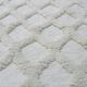 Tunisian Berber Rug in Ecru Wool – Handwoven, Bohemian & Minimalist Style