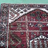 Tapis iranien en laine fait main- L=1m48 l=1m14