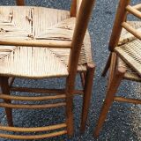 4 country chairs