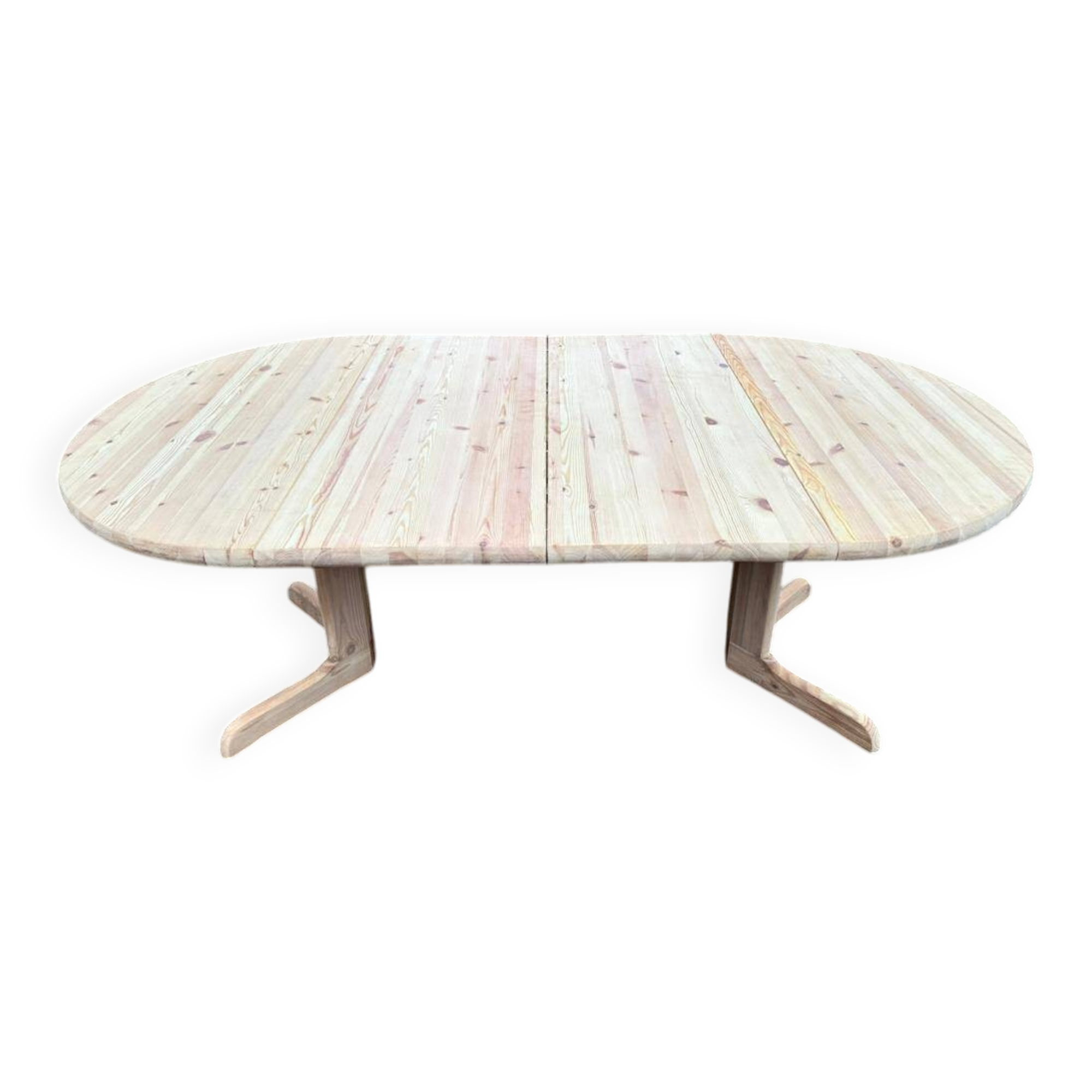 Extendable round dining table Rainer Daumiller for Hirtshals Sawaerk 185