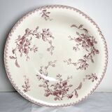 Gien porcelain serving dish, Normandy Flowers model