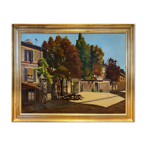 Huile sur toile, Plein soleil à
