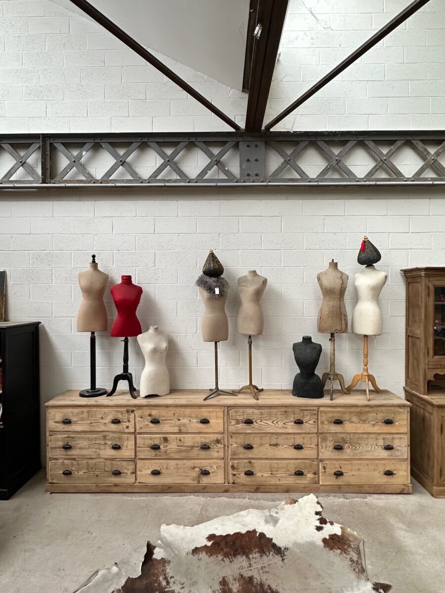 Workshop furniture from the early 20th century.