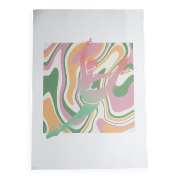 Dancer illustration A4 format