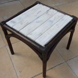 Coffee table bamboo with wooden top