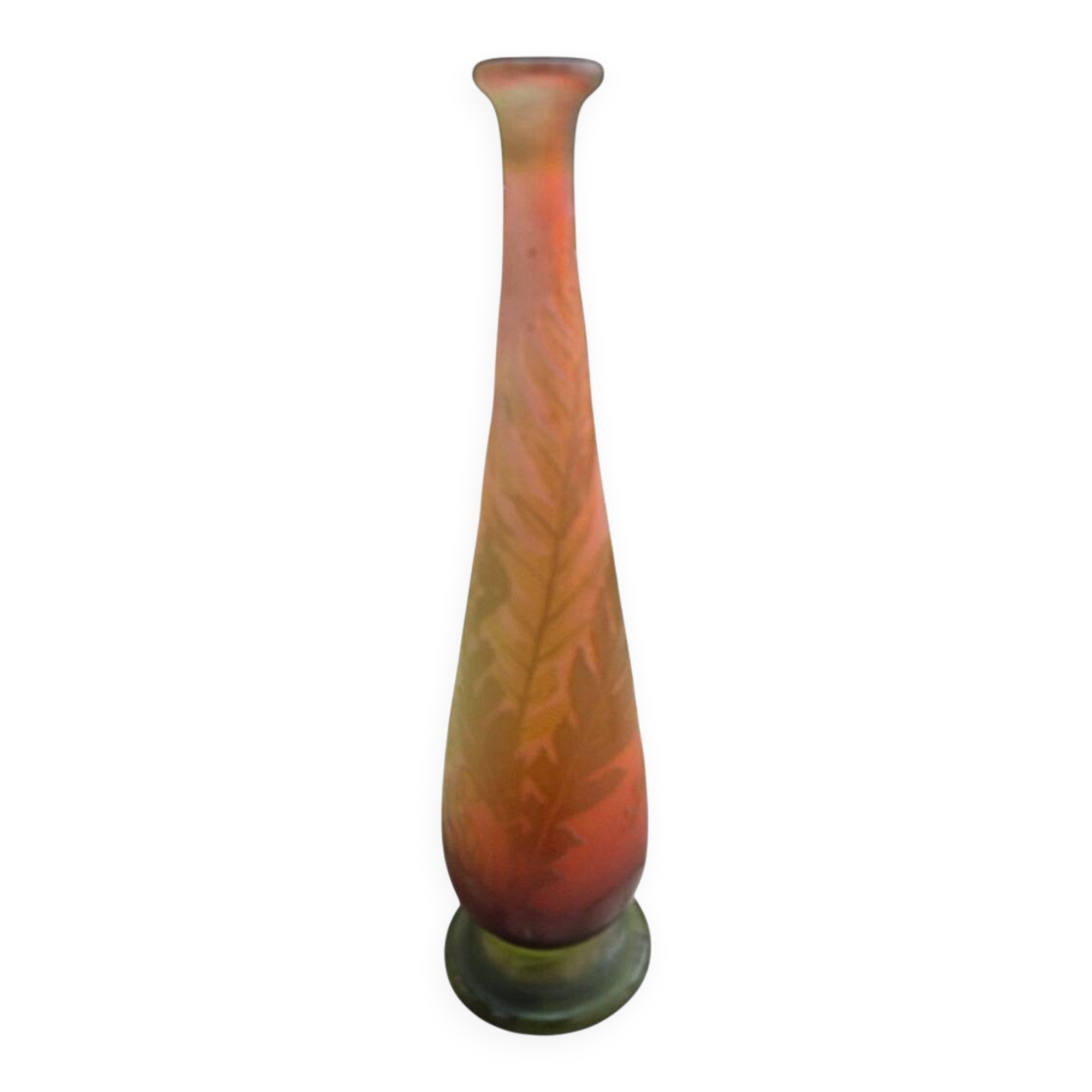 soliflore vase Emile Gallé 1900 1910
