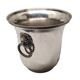 Rare silver metal champagne bucket signed veuve clicquot ponsardin lion head