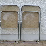 Plia chairs by Giancarlo Piretti for Castelli 1970