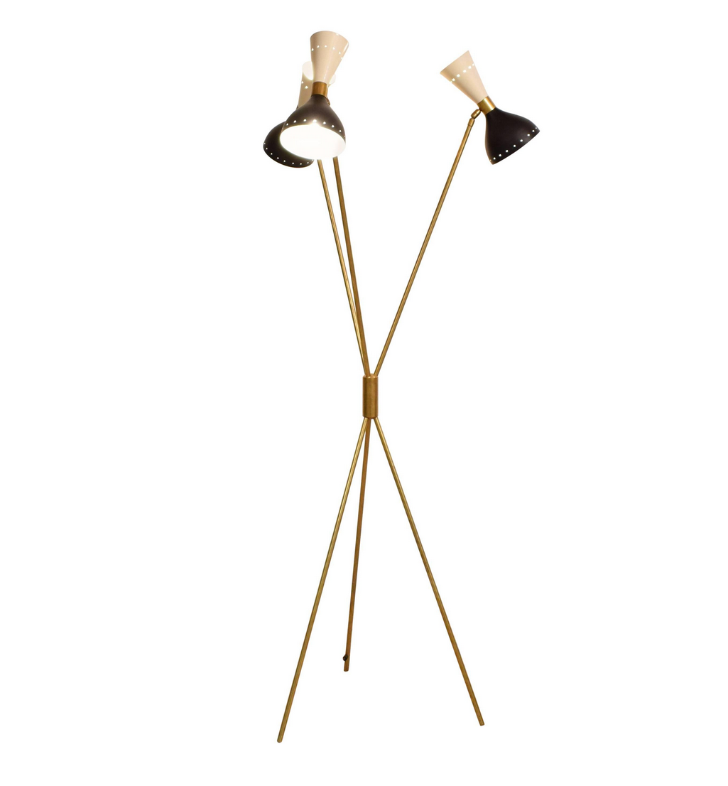 Tripod floor lamp