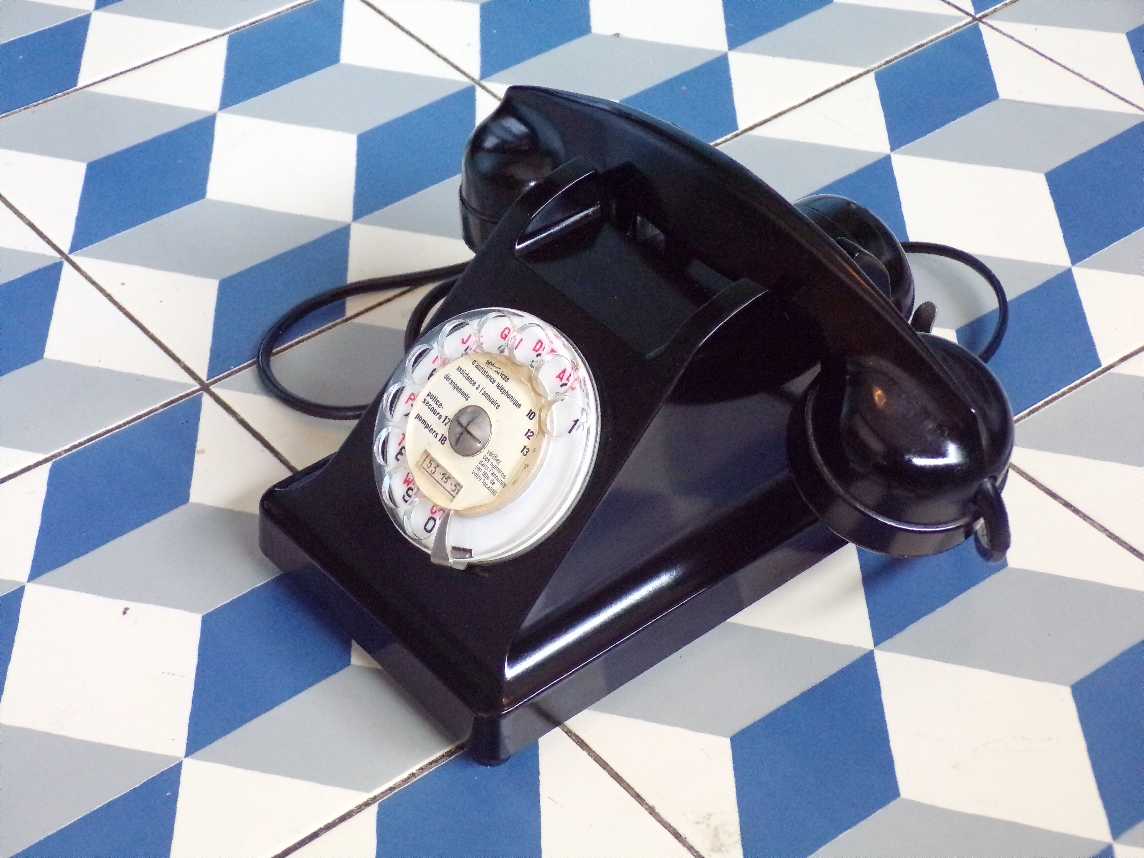 Vintage phone with Bakelite dial