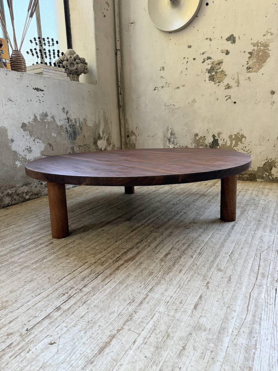 50s round tripod coffee table