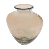 Heart glass vase 1980