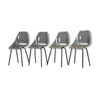 Chaises en fibre de verre par Miroslav Navratil pour Vertex années 1960