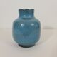 Vase émaillée Bleu de Jacques et Dani Ruelland 1960s