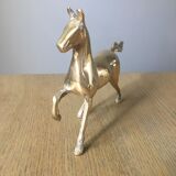 Brass horse