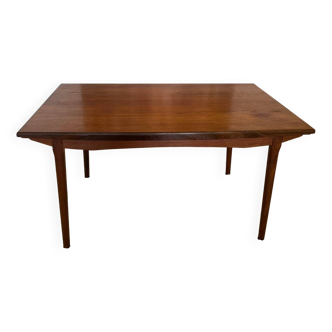 Vintage Scandinavian teak table 1960 - extendable