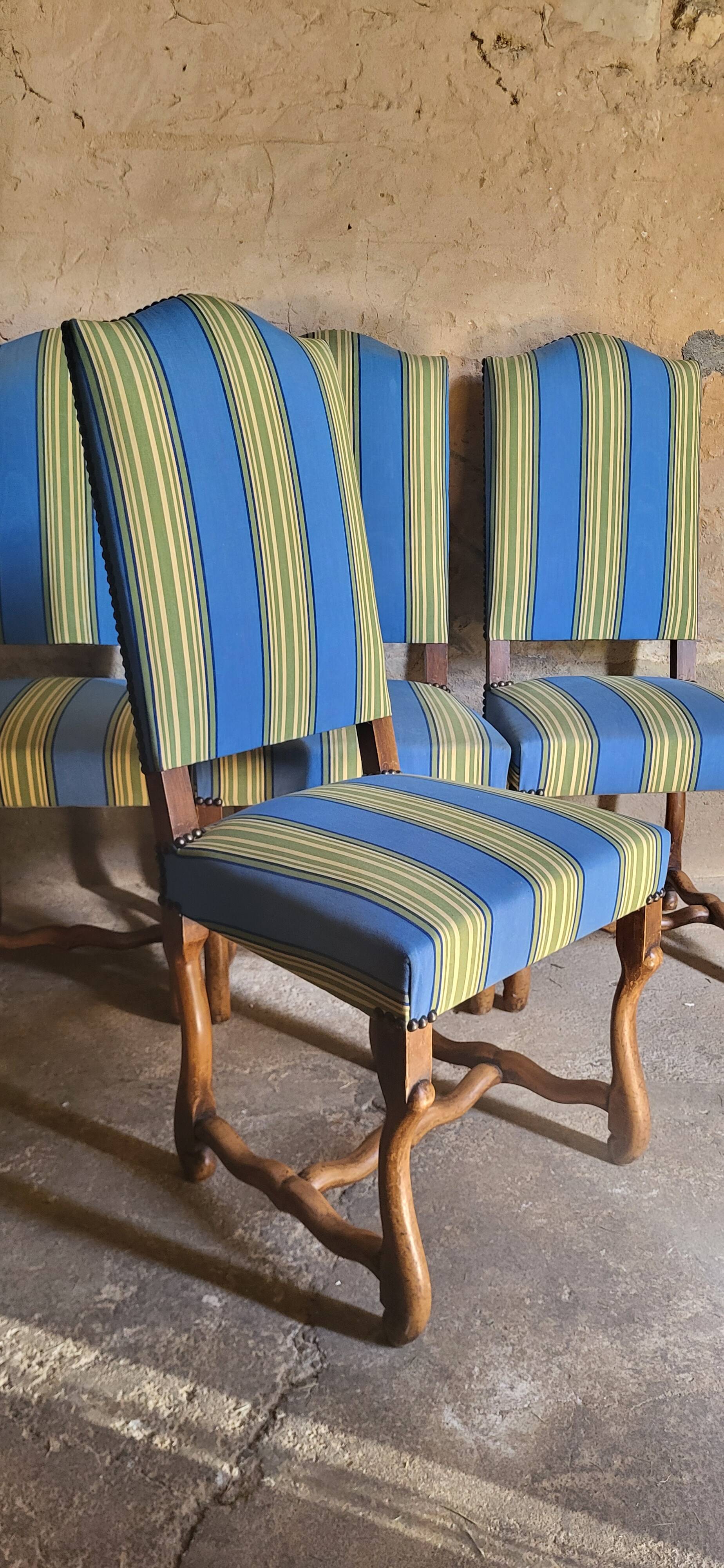 4 Louis XIII chairs