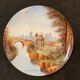 Pair of decorative plates 19th