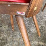 Set de 4 exceptionnel  chaises Baumann