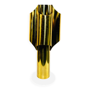 Lampe de table 'Orgue' en laiton couleur 742, probablement Maison Charles, France, années 1960.