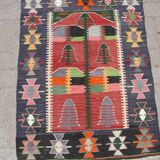 Handmade small kilim rug