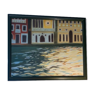 Tableau grand canal de venise