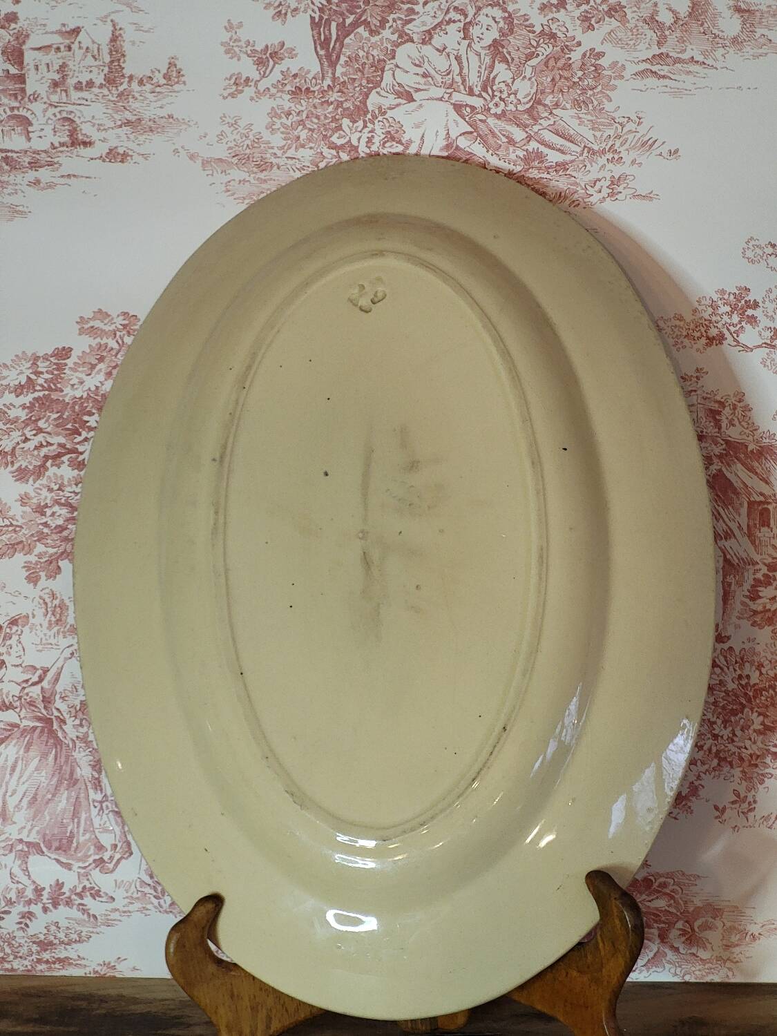 Oval plate dish