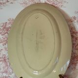 Plat assiette ovale