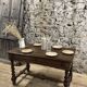 Louis XIII twisted farm table / Turned wooden desk