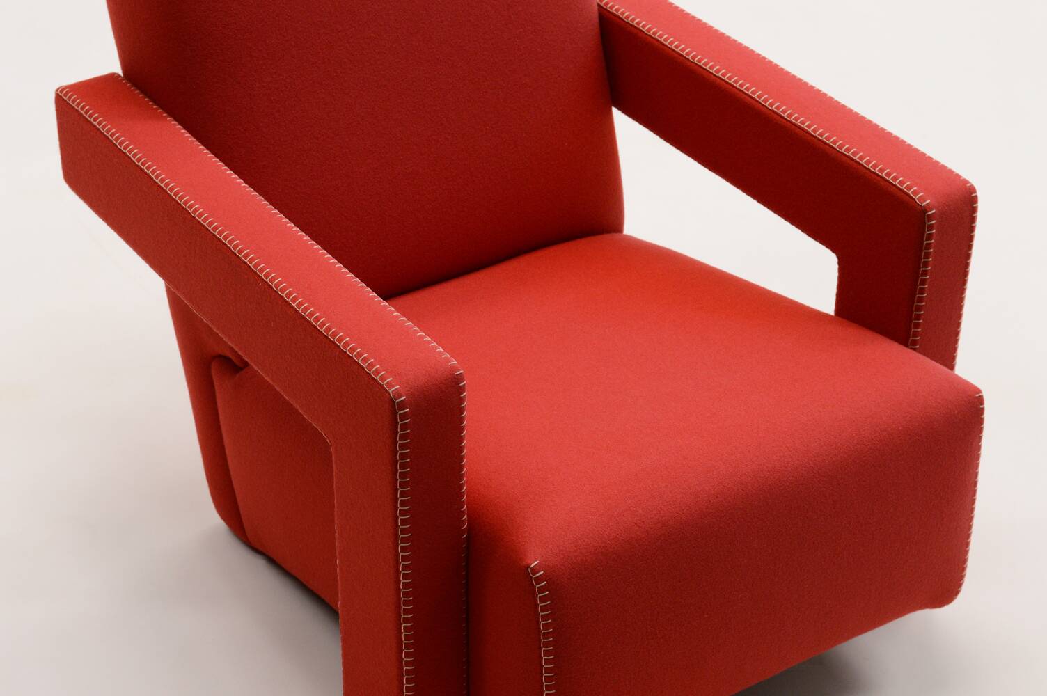 “Utrecht” chair by Gerrit Rietveld for Cassina, 1990s Italy.