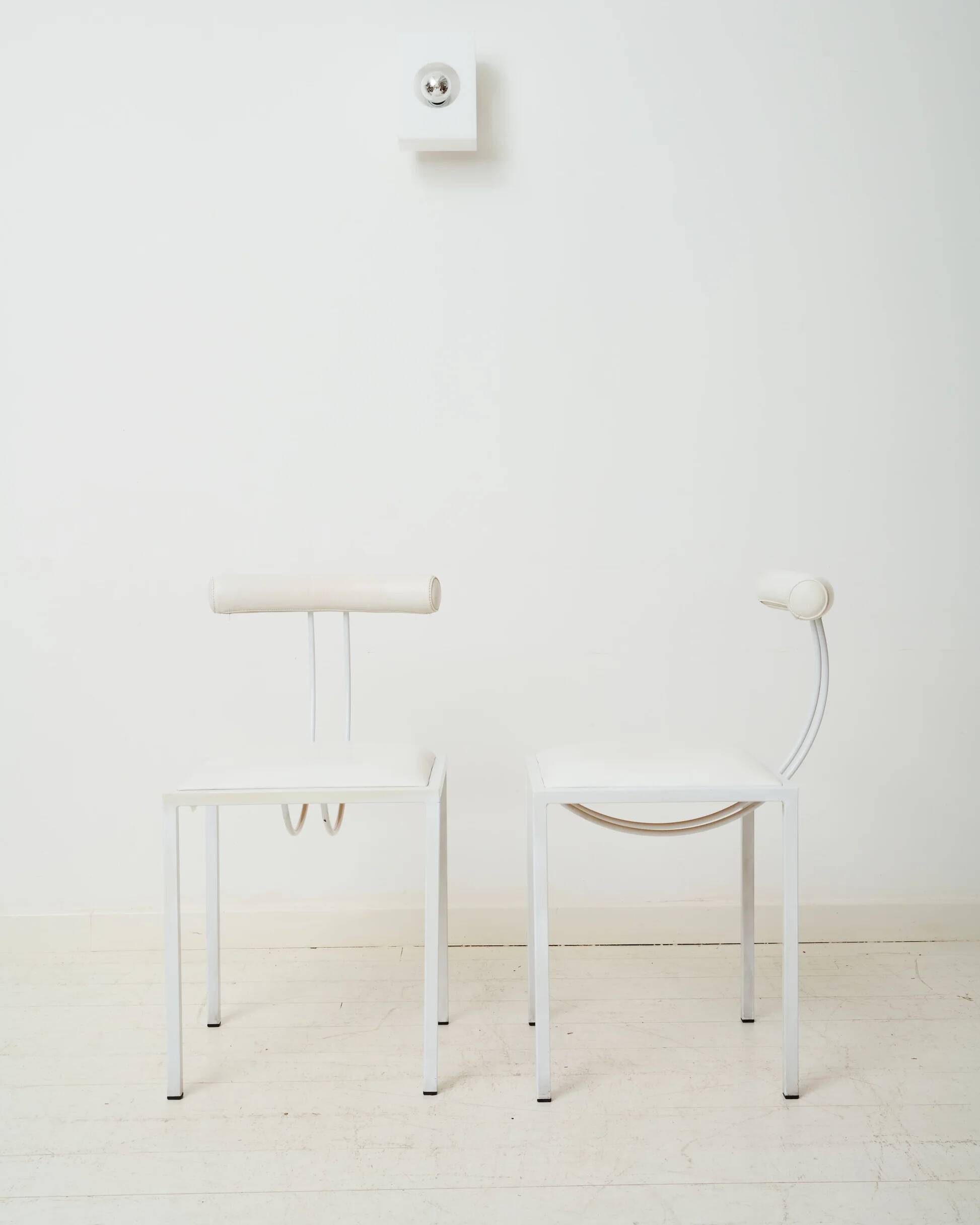 Paire de chaises post moderne, Artelano, 1980s