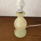 Pied de lampe en albâtre Vintage