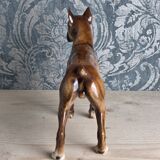 Chien Boxer en porcelaine, Goebel, Allemagne, 1973