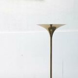 Vintage German floor lamp in Hollywood Regency style made of brass by Doria Leuchten, 1970s.