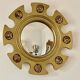 Mirror sun gilded wood 1960