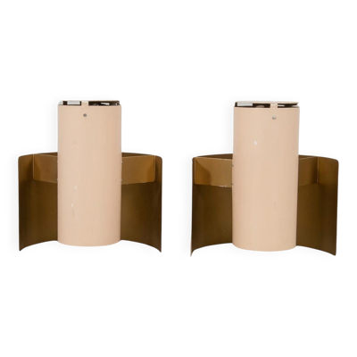 Lights Light de Bruno Herbst  une paire  par AB Suède 1970