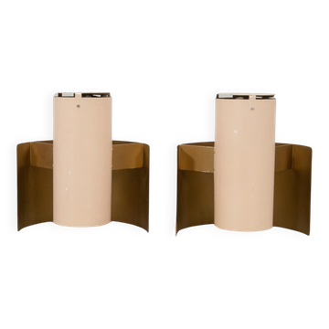 Lights Light de Bruno Herbst  une paire  par AB Suède 1970