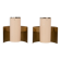 Lights Light by Bruno Herbst a pair by AB Sweden 1970