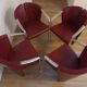 Set of 4 Estel Italian armchairs, designed by Favaretto & Partners