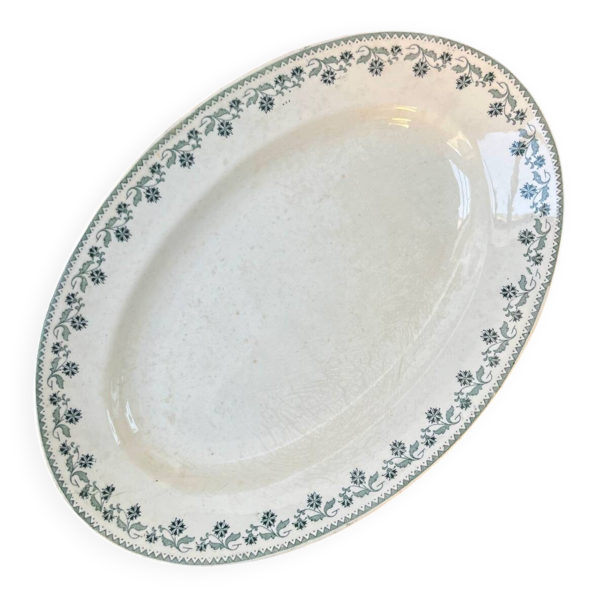 Oval ironstone dish – Moulin des Loups Georgette
