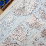 The French Empire, original map printed in 1892.