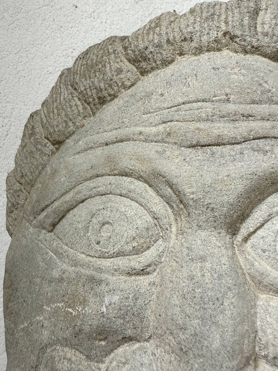 Stone sculpture 1950 face