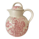 Theiere ou cruche en faïence crown devon a decor floral rose feminin