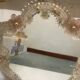 Pink Venetian Murano Glass Table Mirror 1960’s
