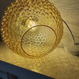 Glass bubble globe suspension