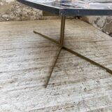 90s coffee table with Agate stone effect.