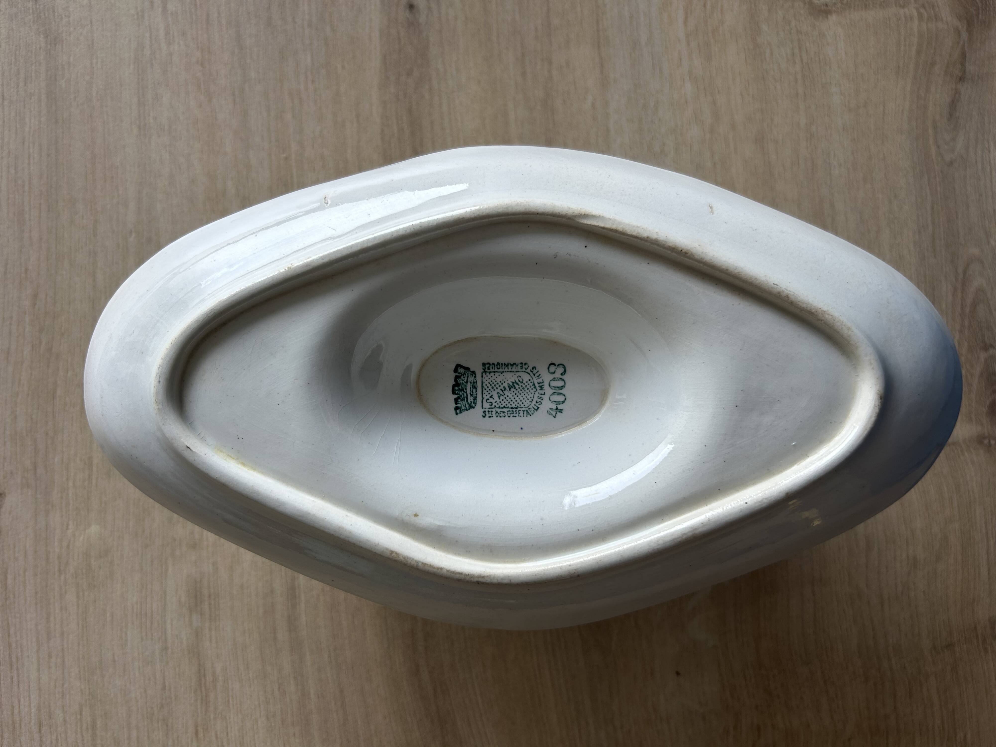 Saucière sur dormant Art Déco Saint-Amand modèle 4003⁠